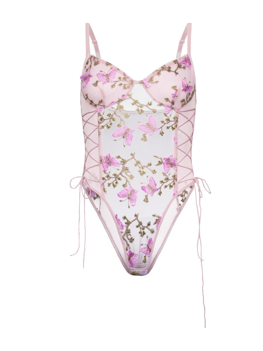 Body Dessous | aus bestickter Spitze